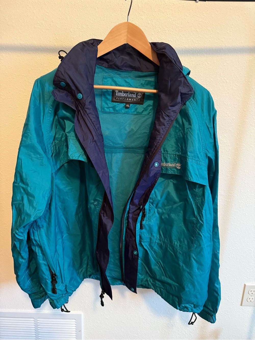 Timberland Teal and Navy Performance Jacket